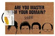 Seinfeld - Master Of Your Domain Welcome Man Cave Door Mat