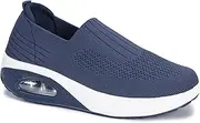 [Semshedy] Women Nurse Shoes Orthopedic Platform Nursing Sneakers Air Cushion Diabetic Walking Wedge Sneaker