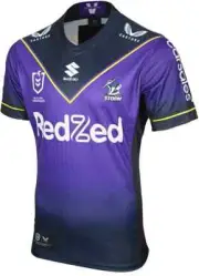 Melbourne Storm NRL Player Issue Home Jersey with GPS Pocket