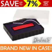 NEW Deskmate Stamp Ink Pad for Self Inking DIY-RP-2441D Dater P-2441/2 Blue Red
