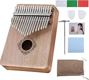 17 Key Kalimba Thumb Piano for Beginners Handpan Musical Instrument with Accessories Gift Box Instruction Manual