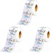 Loopunk 3 Rolls Sliver Star Stickers, Labeling 500 Pieces/Roll,1 inch Self Adhesive Metallic Glitter Foil Stickers Sparkly Star Stickers Reward Behavior Chart Labels for Kids Students Supplies.