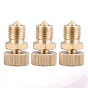 3 Pcs Air Bleed Valve Bleeder for Water Pump Heater Spare Parts Replacement Kit