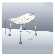 Bathroom And Shower Chair Elderly Folding Bath Chair Furniture Stool Shower Bench Non-slip Bath Chair 6 Gears Height Adjustable 1