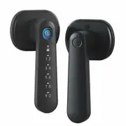 54mm Door Hole Fingerprint Door Lock Smart Lock with Passcode Keypad Keyless Entry Auto Lock Bedroom Hotel Office Apartment Christmas Gift COL Black
