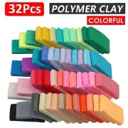 Polymer Clay Block Craft DIY Kit Oven Bake Modeling Tool Making Kid Toy Gift Box