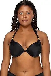 [Smart & Sexy] Women's Swim Secret Mega Push-up Halter Bikini Top