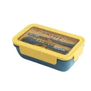 1100Ml Lunch Box Healthy Material Storage Food Microwave With Dinnerware Container Leakproof Student Straw