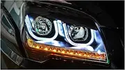 Car Styling Headlights Compatible For Kia Sportage Headlight 2007-2013 Sportage Head Lamp LED Daytime Running Light LED DRL Bi-Xenon(5000K)