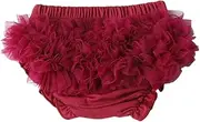 [HAOLUKI] Baby Tulle Ruffle Bloomer for Newbornr Infant Girls Cotton Frilly Diaper Covers Cute Briefs Panties Shorts