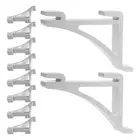 10Pcs Freezer Shelf Clips Fridge Cooler Shelf Supports Refrigerator Clips Metal