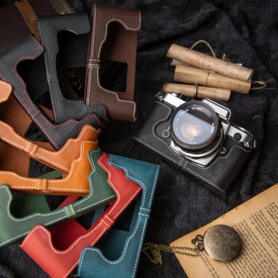 Genuine Leather Camera Half Case Bag Cover Suitable For Nikon FM FE FM2 FM2N FE2