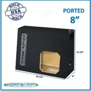 Regular Cab Solo Baric 8" Single Ported Sub Box Vented Subwoofer Enclosure