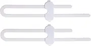 Dreambaby Slimline Slide Lock for Baby Proofing - Child Safety Cupboard Handle Locks - Suitable for Thinner Handles & Knobs