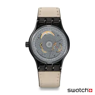 【SWATCH】金屬 Sistem51機械錶手錶 SISTEM SLATE 黑洞奇航 男錶 女錶 瑞士錶 錶 自動上鍊(42mm)