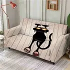 Cat Reflection Claw Stretch Sofa Cover Lounge Couch Slipcover Recliner Protector