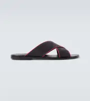 [Manolo Blahnik] Manolo Blahnik Otawi suede sandals AU 8.5 blue