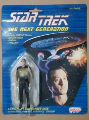 1998 Ultra Rare Galoob Star Trek the Next Generation Dark Face Data