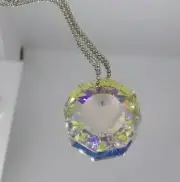Swarovski Crystal Clear AB 28mm Sunburst 6208 Suncatcher/ Prism/ Ornament; Rare!