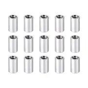 15 Pcs Standoff Spacer, Aluminum Round Straight Spacer (Silver, M3, 10mm)