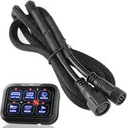 Auxbeam Extension Wiring Harness for 6 Gang Switch Panel BC60, GC60, Switch Controller Extended Wire Line, 1.2m/47 inch