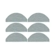 6pcs Replacement Parts Mop Cloth For Robot Vacuum E10 E12 B112 Vacuum Accessories Washable Mopping