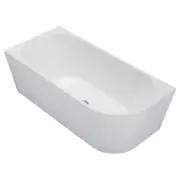 Fienza Isabella 1700 Bathtub Right Hand Acrylic Corner Gloss White Bath Tub FR67