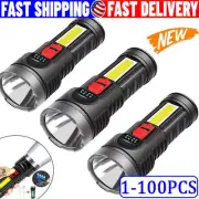 Super Bright 999000000 LM LED Torch Tactical Flashlight Lantern Rechargeable US