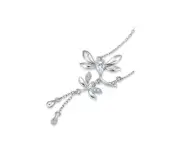Dragonfly Light Luxury Clavicle Lab-Grown Diamond Necklace 0.1ct IGI
