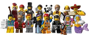 (JEFF) LEGO 2014年 71004 樂高玩電影 抽抽樂 人偶包 一套16款 貓熊人 熊貓人