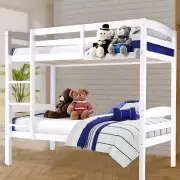 NEW Bunk Bed Single Frame Solid Wooden Pine Children Beds Kids Bedroom Furniture