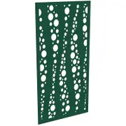 ProtectorAl 300-1200w x 1201-2400h Dark Green/Gloss White Bubbles Unframed Composite Deco Panel