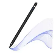 Active Stylus Pen for Touch Screens,Dual Pen Tips for iOS & Android Black