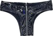 [GRRKDFQ] Women's Erotic Costumes Front Zipper Crotch Briefs Fun Underwear