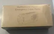 Portable Digital Emergency Solar Crank AM/FM Radio w/Flashlight Multifunction