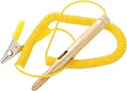 CHILDWEET Car Voltage Tester Pen Compact Digital Circuit Tester with Alligator Clip Durable Design for Automotive Fuse Testing and Repairs