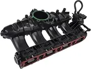 Engine Intake Manifold W/Solenoid Valve, Gaskets & Sensor Replacement for 2009-2017 VW Jetta GTI Golf Passat CC Tiguan, 2008-2013 A3 TT Quattro Q3, CCTA CBFA L4 2.0L # 06J133201AS 06J133201BD