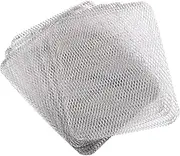 Luxshiny 10pcs Disposable Grill Mesh Grill Pads Gas Grills on BBQ Grill Cooking Grid Grate Baking Racks Baking Pan Barbecue Accessories Barbecue Grill Leakproof Aluminum