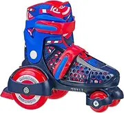 Fun Roll Beginner Roller Skates by Roller Derby, Adjustable Sizing, Skates for Kids, Toddlers, Boys, Girls