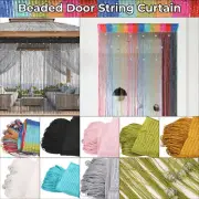 Divider Net Hanging Beaded Curtains String Curtain Panels Door Fly Screen Room