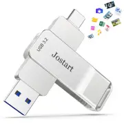 USB C Flash Drive 512GB, High Speed USB 3.2 Memory Stick, 500MB/s USB C Thumb...