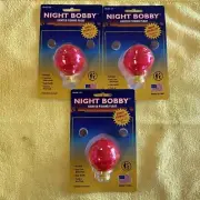 3 Pack Night Bobby Lighted Fishing Float Red New Bobber