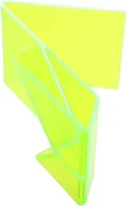 ULTECHNOVO Portable Plastic Speaker Stand Holder for Car Audio Displays Multiuse Design for Tablets and Phones Lightweight and Stable Base Yellow Color
