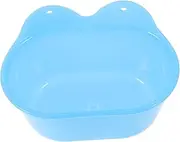 Generic Parrot Bath Tub Multi Functional Hanging Feeding Bowl Durable Design for Parrots for Bathing Healthy Eating Stylish Shape