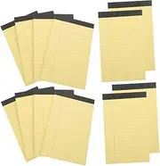 LALAFINA 12 Sheets Legal Pads Lightweight Note Pads Ruled Writing Pads for Lawyers Students Teachers and Families
