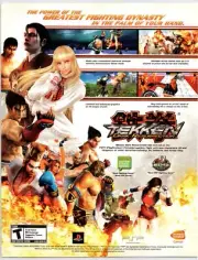 Print Ad 2006 Tekken Dark Resurrection PSP Original Game Promo Poster Art