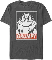 [Disney] Men's Snow White and Seven Dwarfs Grumpy Graphic T-Shirt