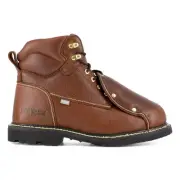 IRON AGE Men's 6" Groundbreaker Steel Toe External Metatarsal Guard Brown - IA50