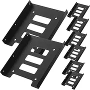OSALADI Desktop Computer Part 12pcs Ssd Adapter Bracket 2.5 to 3.5 Inch Ssd/HDD Holder Easy Installation No Drilling