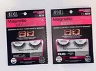 Lot 2 Ardell Professional Magnetic Fauxmink MegaHold Liquid 820 lashes eyelashes
